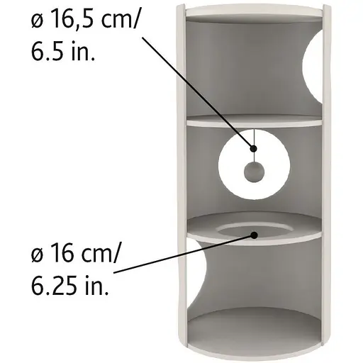 Когтеточка Trixie для кошек Samuel с домиком и игрушкой сизаль/плюш бежевая 36х70 см [CD] - фото 2