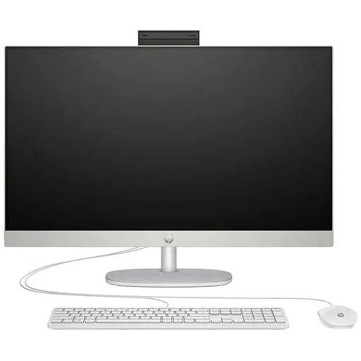 Компьютер персональный моноблок HP All-in-One 27" FHD IPS AG AMD R5-7520U 16GB F512GB UMA WiFi кл+м DOS белый