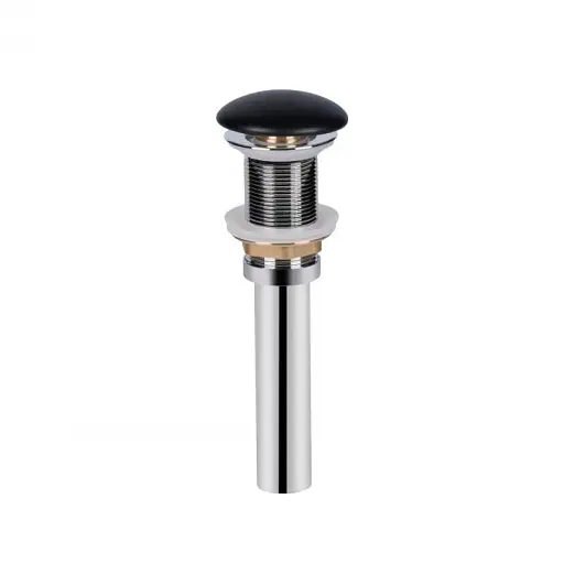 Раковина накладна прямокутна Qtap Scorpio матова чорна з донним клапфаном - фото 5