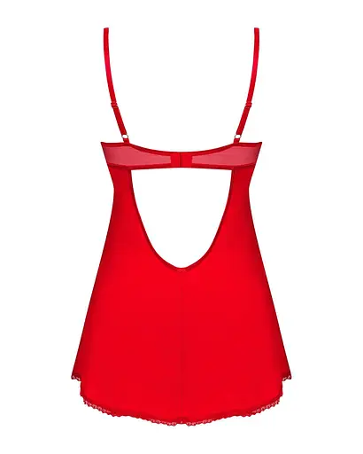 Пеньюар Obsessive Ingridia chemise & thong XL/2XL - фото 4