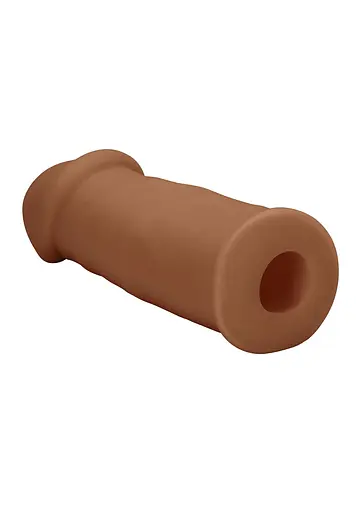 Насадка на пенис CalExotics Futurotic Penis Extender 14 см коричневый - фото 6