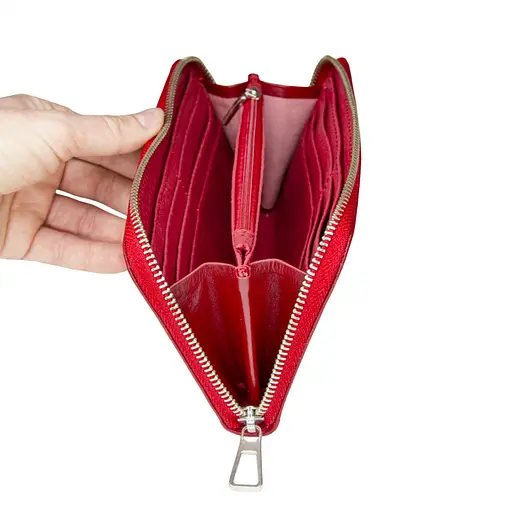 Чоловічий шкіряний гаманець Grande Pelle acs0029480 - фото 5