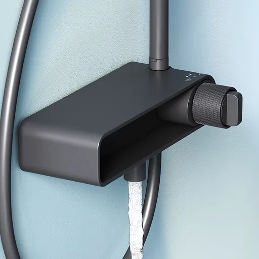 Душова система Am.Pm X-Joy black F0785A722, Чорний матовий - фото 3