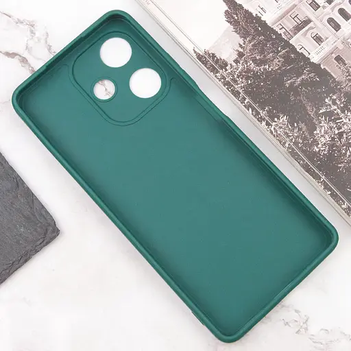 Силиконовый чехол Epik Candy Full Camera для Infinix Hot 30 Play Зеленый / Green - фото 3