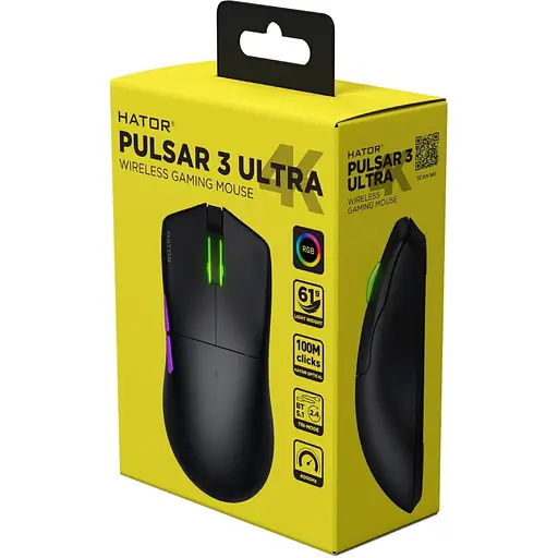 Миша Hator Pulsar 3 Ultra 4K Wireless Black (HTM680) [129402] - фото 6