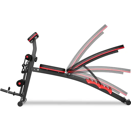 Набір Hop-Sport Strong 76кг з лавкою HS-1035 і стійками 1002L - фото 3