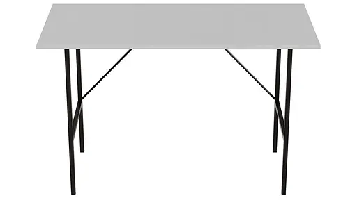 Стіл письмовий Line Тайм Ferrum-decor 750x1000x600 Чорний метал ДСП Біле 16 мм (FRD-104871) - фото 5