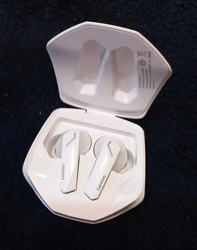 Навушники бездротові ігрові Lenovo GM2 Pro білі - фото 4