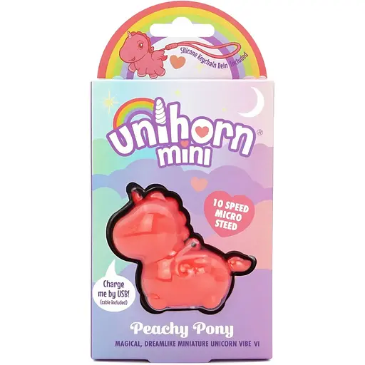 Вібратор-мінієдиноріжка Unihorn Mini - Peachy Pony - фото 6