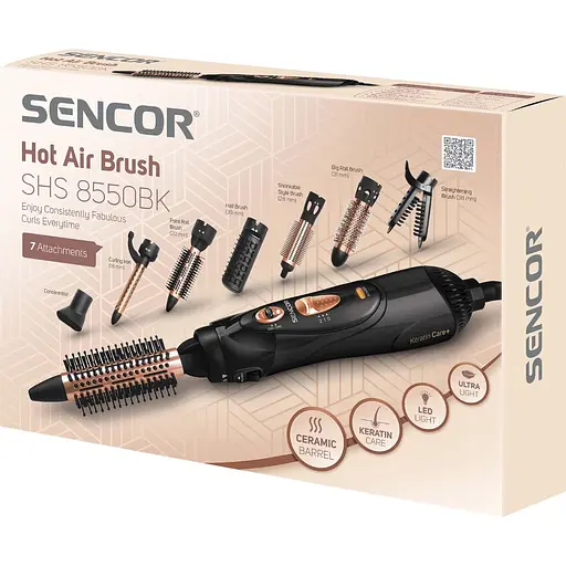 Фен-щетка Sencor (SHS 8550BK) [146155] - фото 8