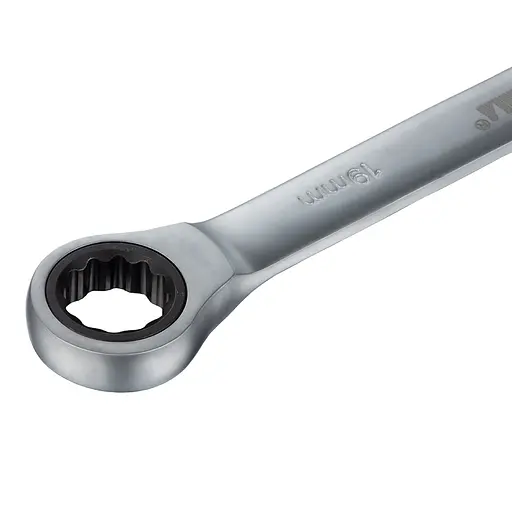 Ключ рожково-накидный Sigma с трещоткой 19 мм CrV satine (6022191) - фото 4