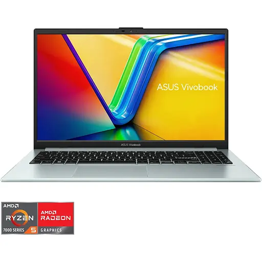 Ноутбук ASUS Vivobook Go 15 E1504FA с процессором AMD Ryzen™ 5 7520U 4.3GHz, 15.6". Full HD, IPS, 8GB LPDDR5 RAM, 512GB SSD, AMD Radeon™ графикой, Windows 11 Home, зеленый