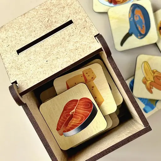 Дерев'яна настільна гра "Побутова техніка" Ubumblebees (ПСД001) PSD001 сортер-комодик - фото 6