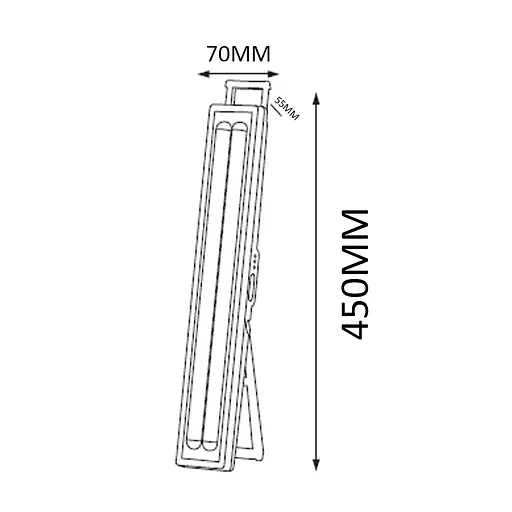 Светодиодный аварийный светильник Horoz Electric Alves-2 44W - фото 2