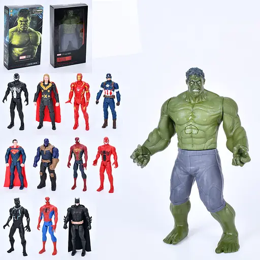 Ігрова фігурка Avengers (Месники), супергерой, 30 см, звук, світло, LK4028 (В асортименті) - фото 2