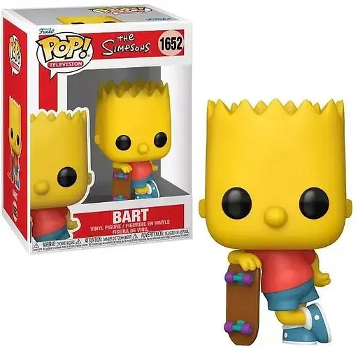 Коллекционная  фигурка   Funko Pop Симпсоны Барт The Simpsons Bart 10 см FP S B 1652 - фото 1