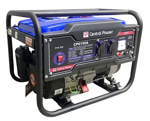 Бензиновый генератор Central Power CP6150A (3.5-3.8кВт) Ручной стартер