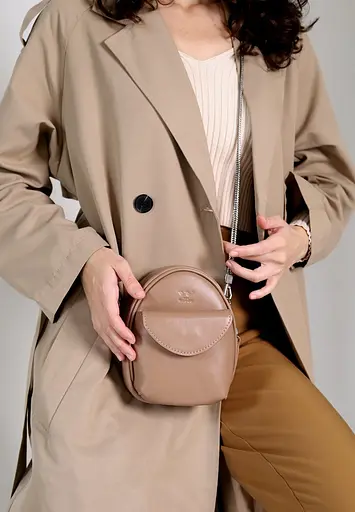 Мини-сумка Kroha карамель краст - фото 2