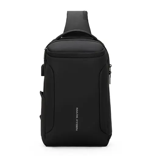 Рюкзак Mark Ryden на одно плечо Mini X-Ray MR7069 с отделением для планшета Черный - фото 2