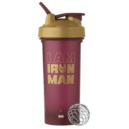 Шейкер спортивний (пляшка) BlenderBottle Classic Loop PRO 28oz/820ml Marvel Iron Man (600561) (Loop_PRO_28oz_Iron_Man) - фото 1