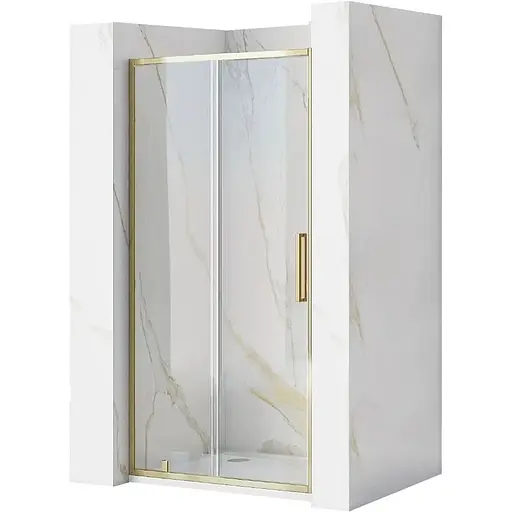 Душові двері Rea Rapid Slide 140 gold REA-K5616 - фото 1