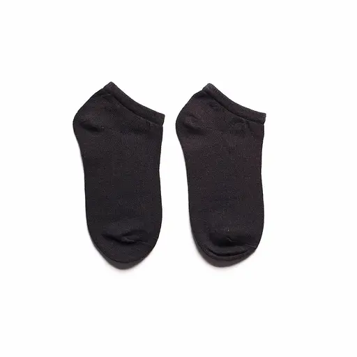 Носки короткие однотонные женские бесшовные дышащие качественные ORGANIC cotton носки JILL ANTONY Черный, 39-41 - фото 1