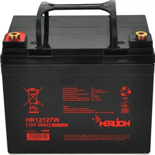 Акумулятор Merlion HR12127W, 12V36Ah
