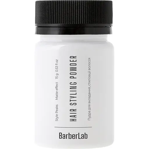 Пудра для вкладання BarberLab Style Peaks стилізації волосся з матовим ефектом 15 г (BL_PD_SP_15) - фото 1