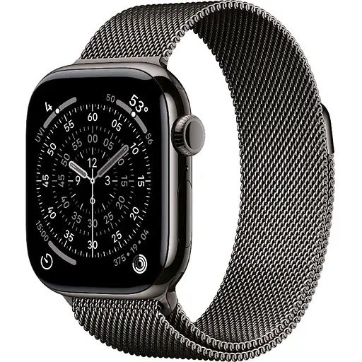 Смарт-часы Apple Watch Series 11 GPS + Cellular 42 мм Slate Titanium Case with Slate Milanese Loop (MF8U4/MGJ14) [151122]