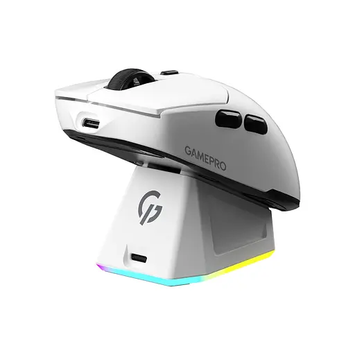 Мишка GamePro Genesis Airmaster Wireless/Bluetooth/USB White (GM167W) - фото 1