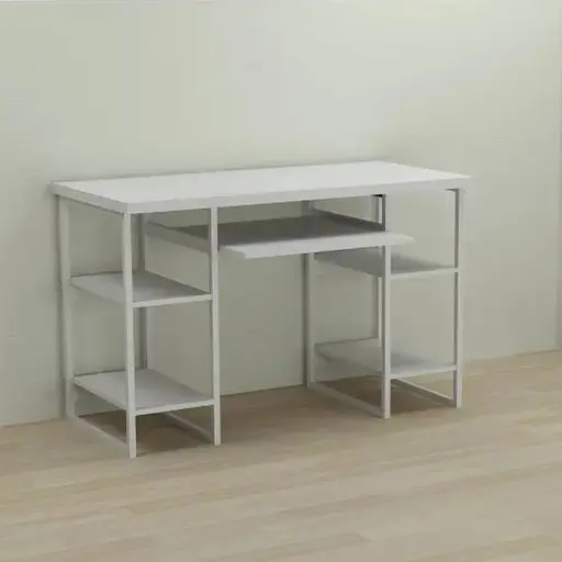 Комп'ютерний стіл Ferrum-decor Тім 75x120x60 білий ДСП Білий 32мм (FRD-101359)