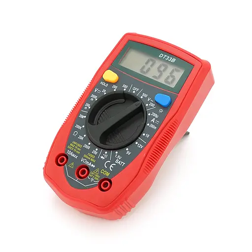 Мультиметр DT33B Вимірювання: V, A, R - фото 3