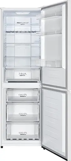 Холодильник Gorenje с нижней морозильной камерой 185х60х60 см, 2 дв., Х- 207 л, М- 93 л, A+, NoFrost Plus, Fresh zone, дисплей, белый - фото 2