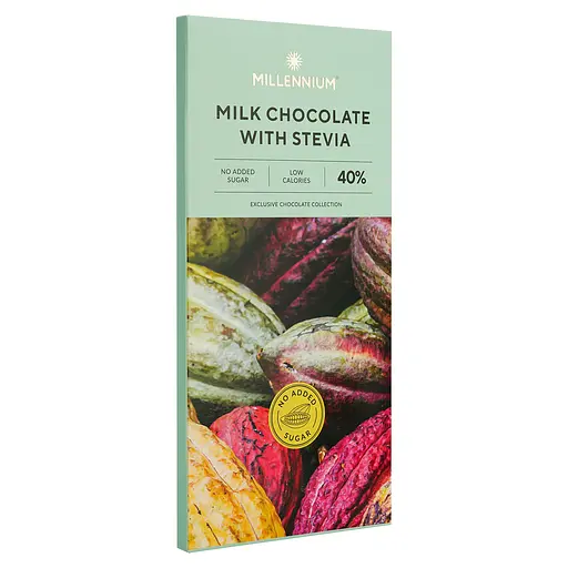 Шоколад Millennium молочний зі стевією 100 г (843945) - фото 2