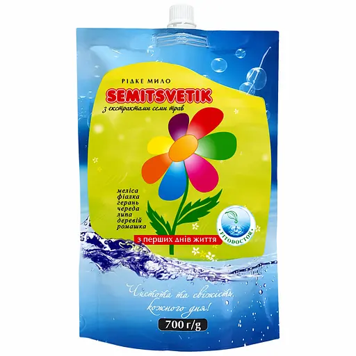 Жидкое мыло Fitodoctor Семицветик с экстрактами семи трав 700 мл