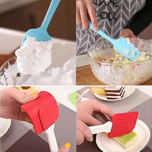 Лопатка кухонная силиконовая 18.5 см Оранжевый 87058 - фото 6