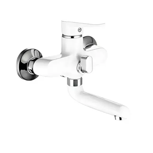 Смеситель для ванны Mixxus Elvis 009 MI6585 Белый матовый - фото 1