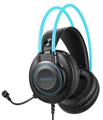 Наушники A4Tech Fstyler FH200i Black/Blue - фото 2
