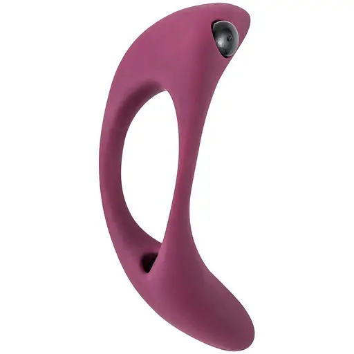 Эрекционное кольцо Lola Games Moon Cock Ring 13 см бордовое - фото 3