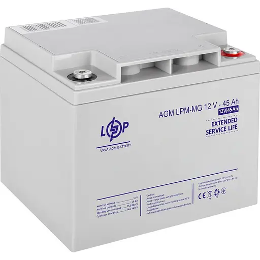 Аккумулятор LogicPower AGM-MG 12V/45Ah/540Wh (6559) [109865] - фото 3