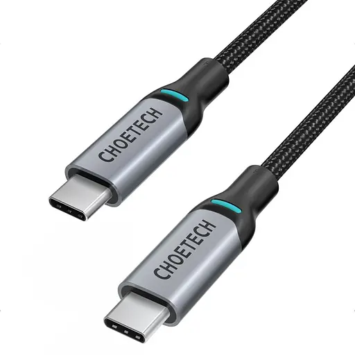 Кабель Choetech ХСС-1002 Black USB-C to USB-C PD100W 1.8m (43-00123)