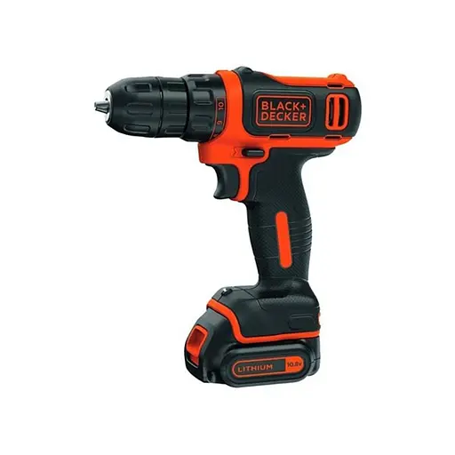 Шуруповерт Black+Decker Дриль гвинтоверт BDCDD12 10.8 V 26 Нм Li-Ion