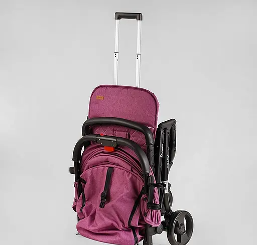 Прогулочная детская коляска Joy Elegans A-16207 со стальной рамой, футкавером и подстаканником - фото 5