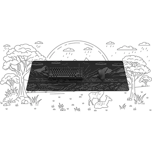 Игровая поверхность Dark Project Terra Nostra XL Black (DPMP_NOSTRA_BLACK_XL) [151424] - фото 9