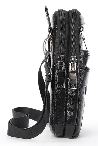 Сумка поясная кожаная Vintage 11.5х18.5х4 см sum0015061 - фото 3