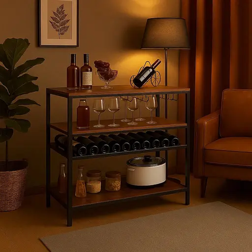 Стіл для кухні Costway Alfred фуршетний в стилі Loft - фото 2