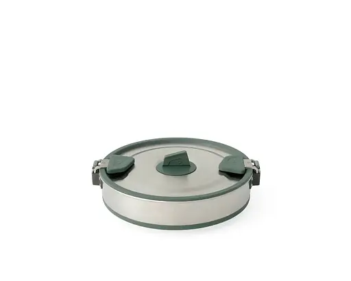 Кастрюля Sea To Summit Detour Stainless Steel Collapsible Pot 3 L Laurel Wreath Green (1033-STS ACK026021-402002) - фото 2