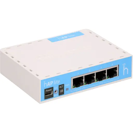 Роутер MikroTik hAP lite Classic N300 White 802.11n (RB941-2ND) - фото 3