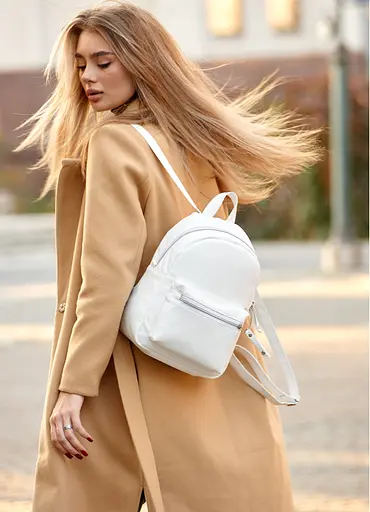 Женский рюкзак Sambag Talari MSO белый 31 х 22 х 12 см (12219008e) - фото 1