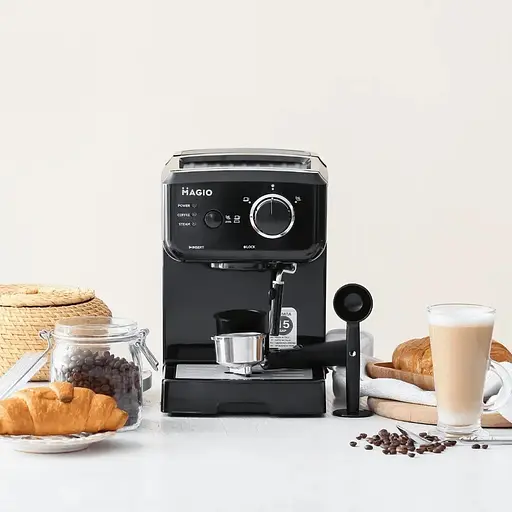 Кофеварка Magio Mg-962 эспрессо с трубкой-капучинатором 1140W 15 бар - фото 4